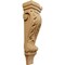 Ekena Millwork 5 1/8"W x 3 3/8"D x 15 1/2"H Medium Acanthus Pilaster Wood Corbel, Cherry CORW05X03X16PACH - alternate 1